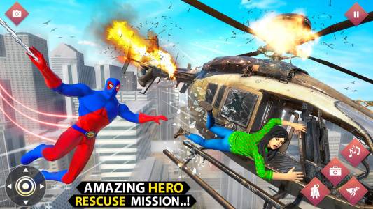 اسکرین شات برنامه Superhero City Rescue Mission 3