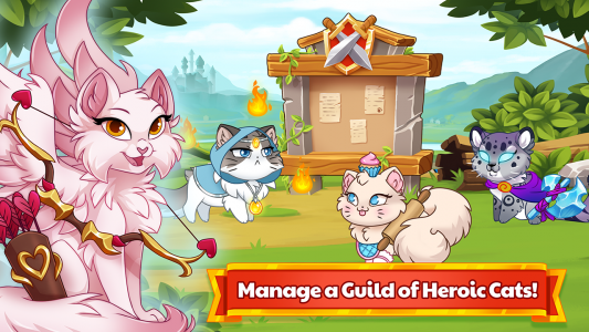 اسکرین شات بازی Castle Cats - Idle Hero RPG 1