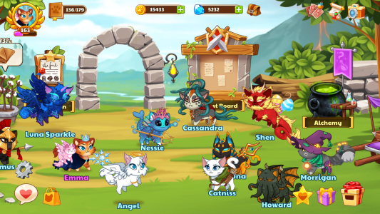 اسکرین شات 6 بازی Castle Cats - Idle Hero RPG