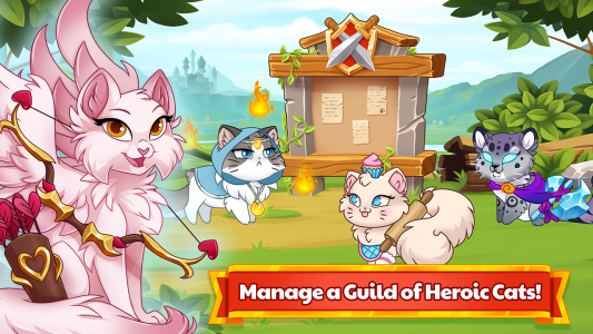 اسکرین شات 1 بازی Castle Cats - Idle Hero RPG