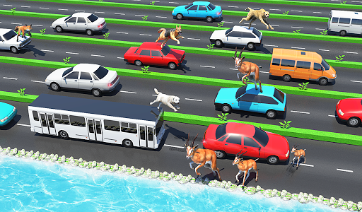 اسکرین شات بازی Animal Pets Traffic Highway Cross 4