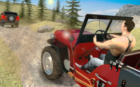 اسکرین شات بازی Offroad Long Trailer Truck Sim - Jeep Prado Games 8
