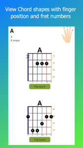 اسکرین شات برنامه Learn Guitar: Chords - 3000+ Chords 2