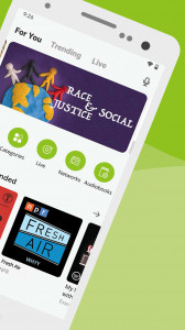 اسکرین شات 2 برنامه Podcast Player App - Podbean