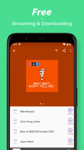 اسکرین شات 5 برنامه Podcast Player