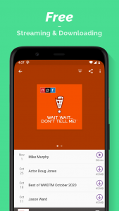 اسکرین شات برنامه Podcast Player 5