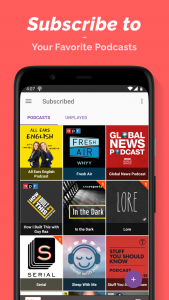 اسکرین شات برنامه Podcast Player 3