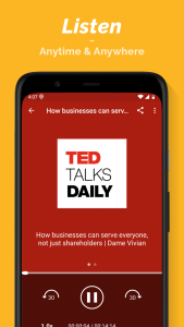 اسکرین شات 2 برنامه Podcast Player