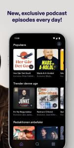 اسکرین شات 2 برنامه Podimo - Podcasts & Audiobooks