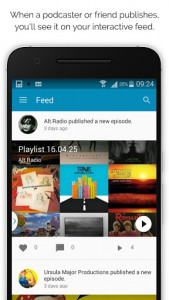 اسکرین شات برنامه Podomatic Podcast & Mix Player 5