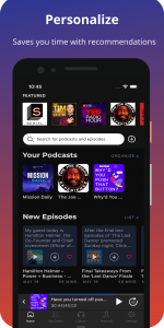 اسکرین شات برنامه Podcast App: Podurama 4