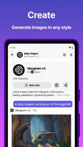 اسکرین شات برنامه Poe - Fast AI Chat 5