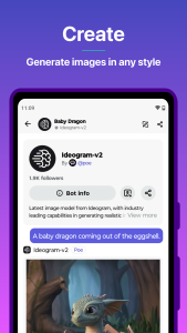 اسکرین شات 5 برنامه Poe - Fast AI Chat
