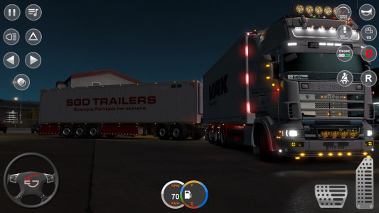 اسکرین شات بازی Truck Parking Truck Game 3d 7