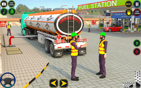 اسکرین شات 5 بازی Oil Tanker Transport Game 3D