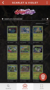 اسکرین شات برنامه Pokémon TCG Card Dex 4
