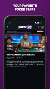 اسکرین شات برنامه PokerGO: Stream Poker TV 2