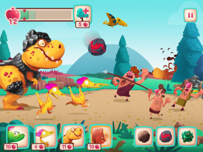 اسکرین شات 6 بازی Dino Bash: Dinosaur Battle