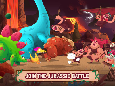اسکرین شات 5 بازی Dino Bash: Dinosaur Battle