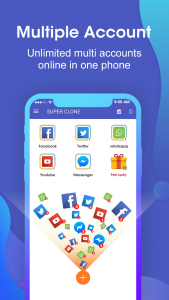 اسکرین شات 1 برنامه Super Clone: Multiple Accounts