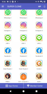 اسکرین شات 5 برنامه Super Clone: Multiple Accounts