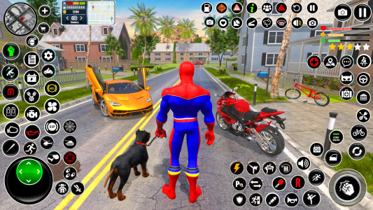اسکرین شات برنامه Spider Rope Hero Spider Games 1