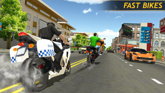 اسکرین شات بازی Police Bike Racing Free 1