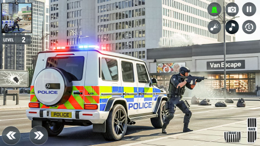 اسکرین شات 1 بازی US Police City Car Chase Games
