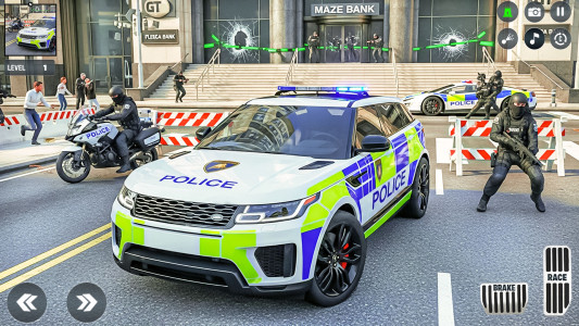 اسکرین شات 6 بازی US Police City Car Chase Games