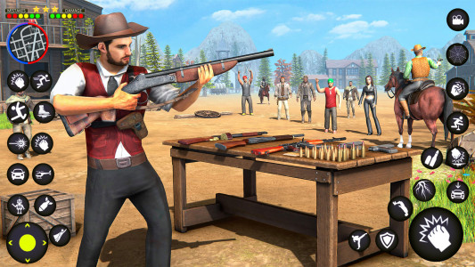 اسکرین شات 5 بازی Gangster Crime Gun Cowboy Game