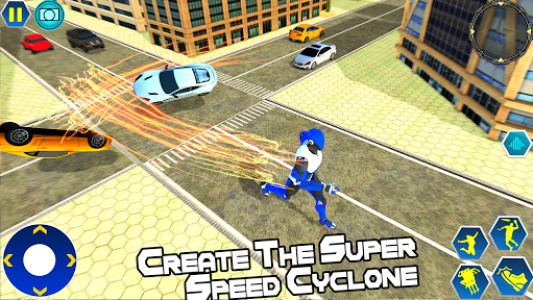 اسکرین شات برنامه Police Cop Robot Hero: Police Speed Robot games 3D 2