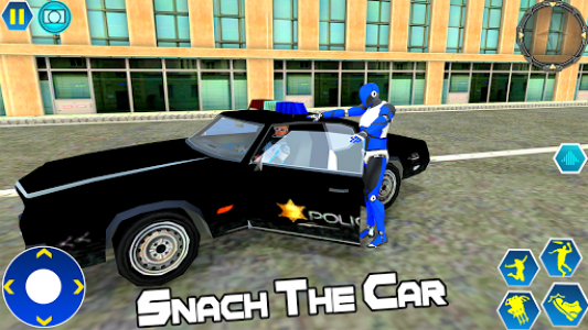 اسکرین شات برنامه Police Cop Robot Hero: Police Speed Robot games 3D 3