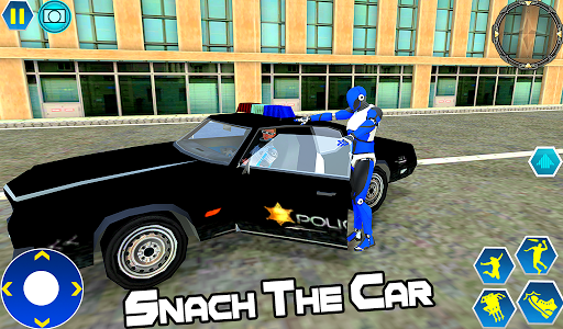 اسکرین شات برنامه Police Cop Robot Hero: Police Speed Robot games 3D 7