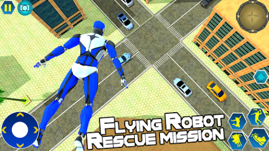 اسکرین شات برنامه Police Cop Robot Hero: Police Speed Robot games 3D 4