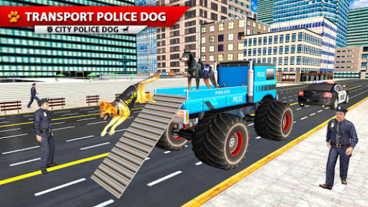 اسکرین شات بازی City Police Dog Simulator, 3D Police Dog Game 2020 3