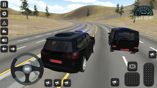 اسکرین شات بازی President Police Car Convoy 8