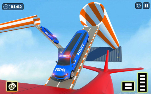 اسکرین شات برنامه Police Limo Car Games: Mega Ramp GT Stunts 6
