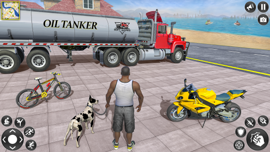 اسکرین شات 4 برنامه Oil Tanker Truck Driving Games