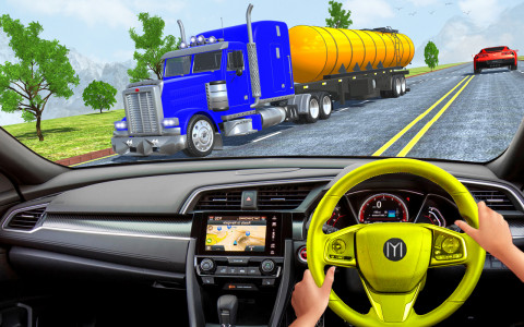 اسکرین شات برنامه Oil Tanker Truck Driving Games 1