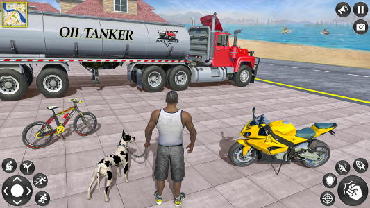 اسکرین شات برنامه Truck Driving Game Truck Games 1