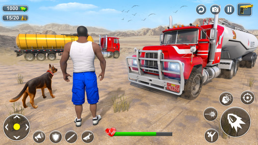 اسکرین شات 2 برنامه Oil Tanker Truck Driving Games