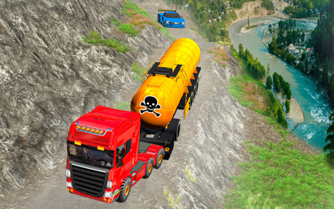 اسکرین شات برنامه Oil Tanker Truck Driving Games 6