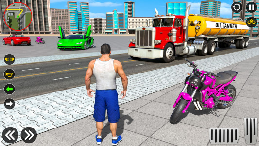 اسکرین شات 7 برنامه Oil Tanker Truck Driving Games