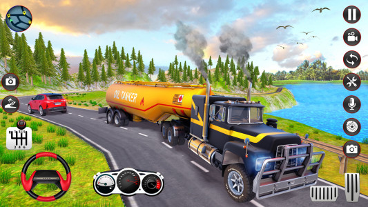 اسکرین شات 5 برنامه Oil Tanker Truck Driving Games