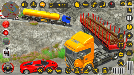 اسکرین شات برنامه Truck Driving Game Truck Games 4