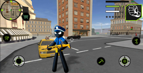اسکرین شات بازی Amazing Police Stickman Rope Hero Gangster Vegas 1