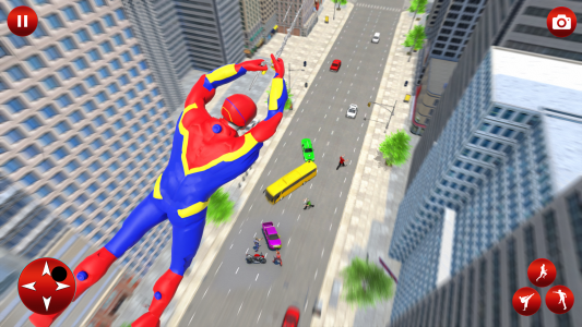 اسکرین شات برنامه Flying Spider- Superhero Games 2