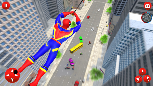 اسکرین شات برنامه Flying Spider- Superhero Games 1