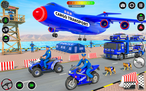 اسکرین شات بازی Police Cargo Police Car Games 4