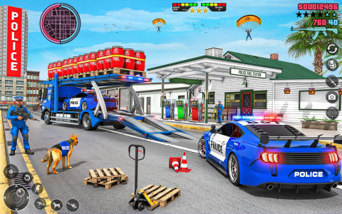 اسکرین شات بازی Police Cargo Police Car Games 6